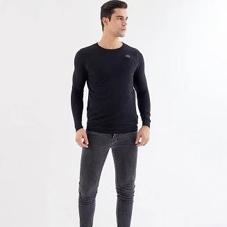 Temperature Controlled Men's Sweater Sportswear Crew Neck Pullover