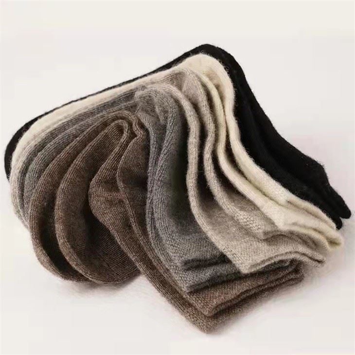 Winter Wool Ring Socks Middle Tube Socks